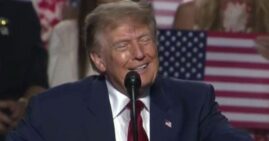 Donald Trump at the Republican National Committee’s 2026 midterm convention