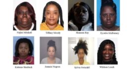 Nejlai Mitchell, Tiffany Moody, Shaneen Ray, Eyoubo McBurney, Katrena Stanback, Jeannie Negron, Sylvia Swindell, and Whitnee Leach