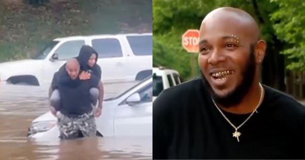 Black Army Veteran Praised for Rescuing Woman Stranded on Top of Her Car During Flash Flood in Atlanta