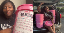 Jasmine Danyell, Black mom and entrepreneur leading the Pink Bucket Challenge