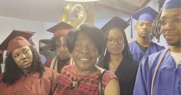 Black Grandma Celebrates 12 of Her Grandchildren Graduating High School at the Same Time