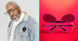 Kadeem Hardison wearing Black woman-owned brand of Flipup glasses by Vontelle