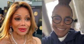 LaToya Jackson and Janet Jackson