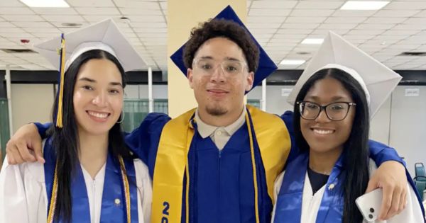 Black Triplets Graduate From High School Together as Valedictorians With 4.59 GPA