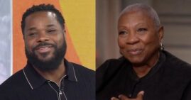 Malcolm-Jamal Warner, his mother Pamela Warner