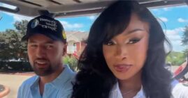 Megan Thee Stallion and Klay Thompson