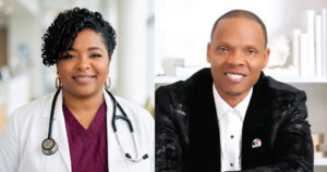 Tammy Jurnett-Lewis and Ronnie Devoe