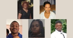 Patricia May, Cherie May, Devin May, Quentin Thompson, and Shania Thompson