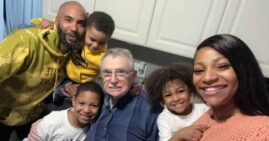 Paul Callahan with Wilson and Sharaine Caraballo's family