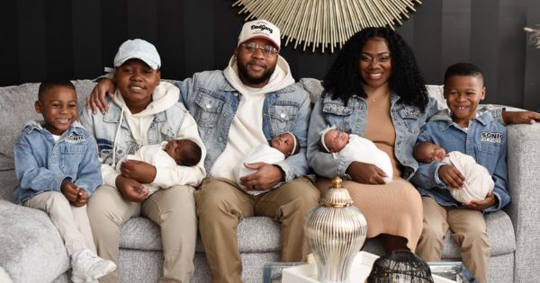 Black Mom Grieves the Death of Her Husband, a Father of 7, Including Quadruplets