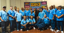 Shirin Senegal with incarcerated Black men