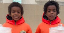 Steel City Twinz lemonade stand