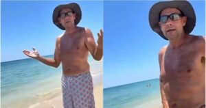 White man in a viral video confronting Black fisherman