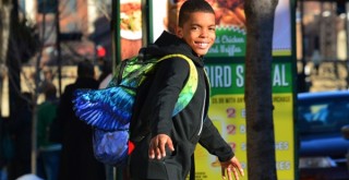 Jahkil Jackson, 11-year old boy giving away blessing bags