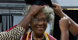 Donzella Washington, 80-year old college graduate