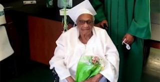 Vivian Fisher, 98-year old high school graduate