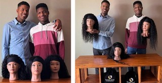 Dante Lee and son, founders of first Black maled-owned wig and extensions brand