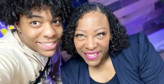 Kendall Hamilton and his mom, Dr. Gigi