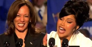 Kamala Harris and Cardi B