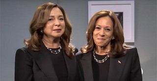 Kamala Harris with Maya Rudolph on Saturday Night Live