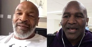 Mike Tyson and Evander Holyfield