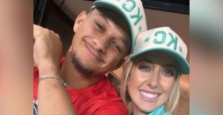 Patrick Mahomes and his wife, Brittany