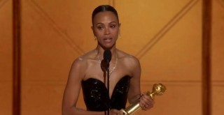 Zoe Saldaña wins Golden Globe