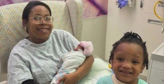 Drake Patton and her children, Wyatt and Jream