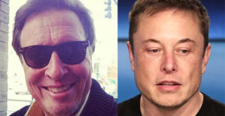 Elon Musk and his dad, Errol