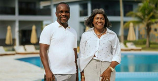 Mona Boyd and Mawuli Dzebu, owners of Landtours Ghana