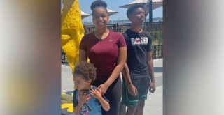 Emmanuel DeLeon, Kairu Winkelpleck, and Njeri DeLeon