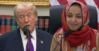 Ilhan Omar, Donald Trump on Epstein files